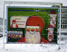 Plakatserie Weihnachtsmann