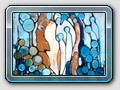 Mensch und Natur 1, 30 x 30 cm