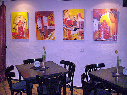 Ausstellung im Café Kanne