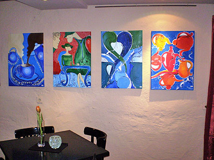 Ausstellung im Café Kanne