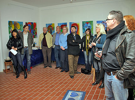 Ausstellung in Billy's Atelier zur Ateliereröffnung