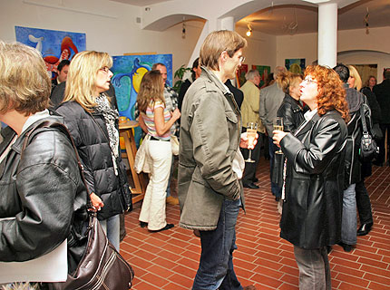 Ausstellung in Billy's Atelier zur Ateliereröffnung