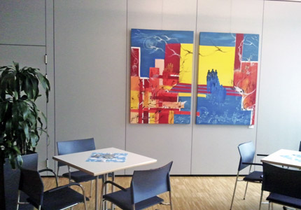 Ausstellung in der Katholischen Familienbildungsstätte Saarbrücken